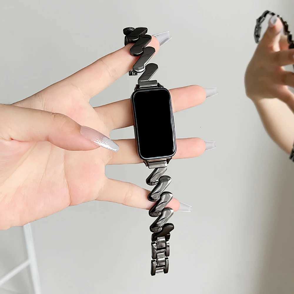 For Huei Band 9 Strap Stainless Steel Band For Huei Band 8/9 Str High Quality Band Huei 10/8 Bracelet Accessories watchband Y250712