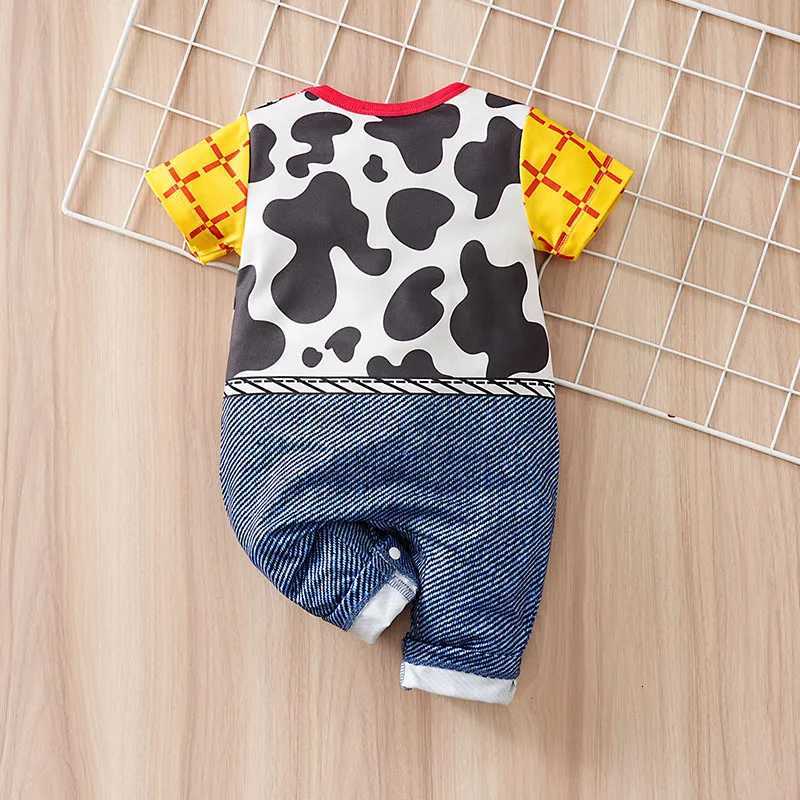 0-24 months newborn baby clothes one-piece anime short-sleeved trousers banquet summer fashion neonatal clothing XJ250712