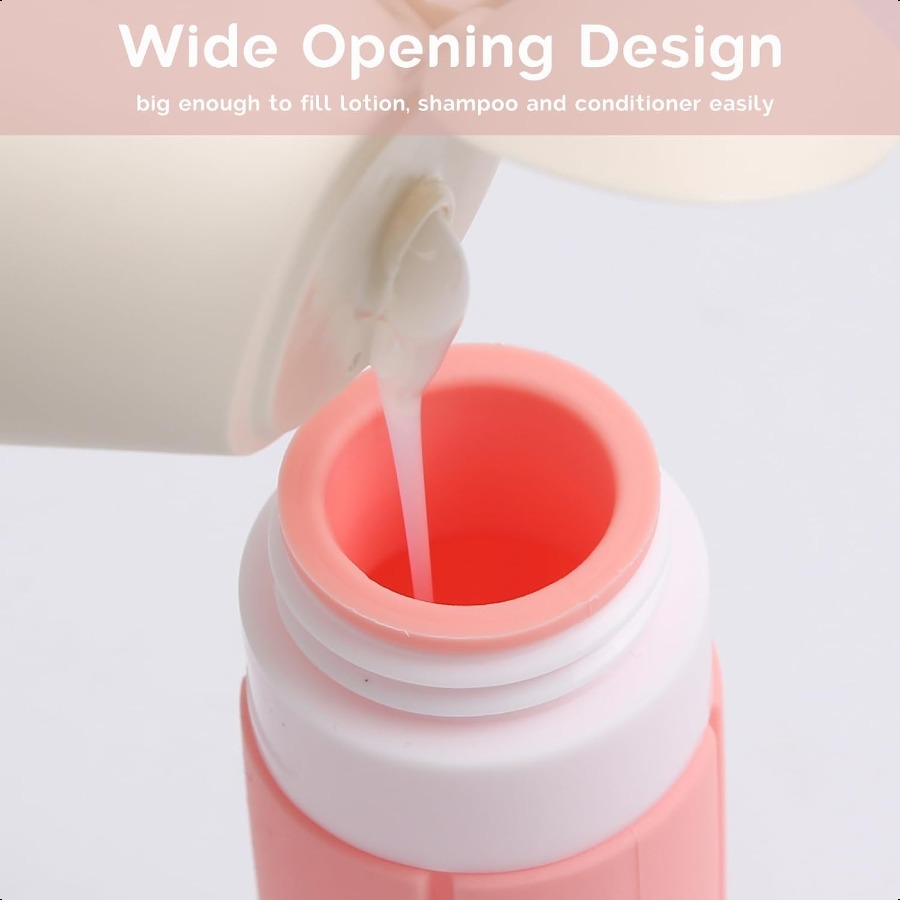 18 Pcs Travel Bottles Set for Toiletries Tsa Approved Silicone Squeezable Travel Size Containers BPA Free Leak Proof Refillable