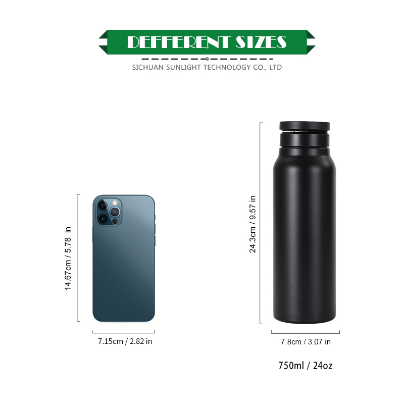New Magsafe Water Bottle Magnetic Phone Holder Insulated Water Bottle Stainless Steel Custom Sport Bottle Water for Gym Magnet