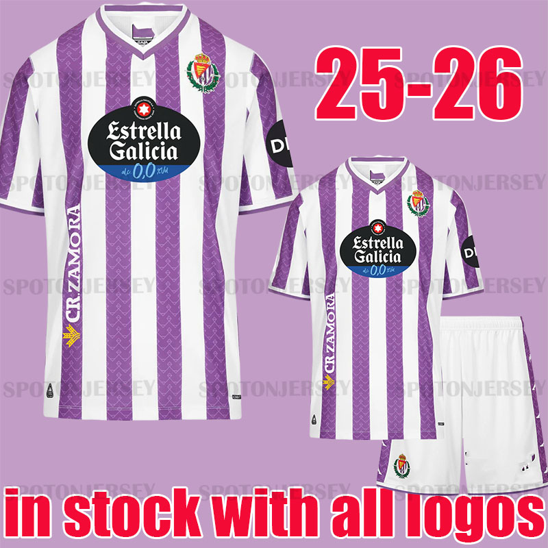 25 26 Real Valladolid soccer jerseys MORO MONCHU MARCOS ANDRE camisa de futebol I. SANCHEZ ANUAR Real Valladolid men kids 2024 2025 FOOTBALL SHIRTS MONCHU G. PLATA kits