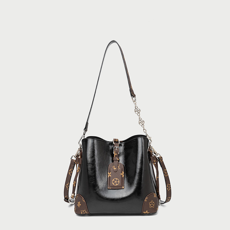 Designer Shoulder free shipping 2025 new fashion casual large capacity crossbody bucket bag for woman