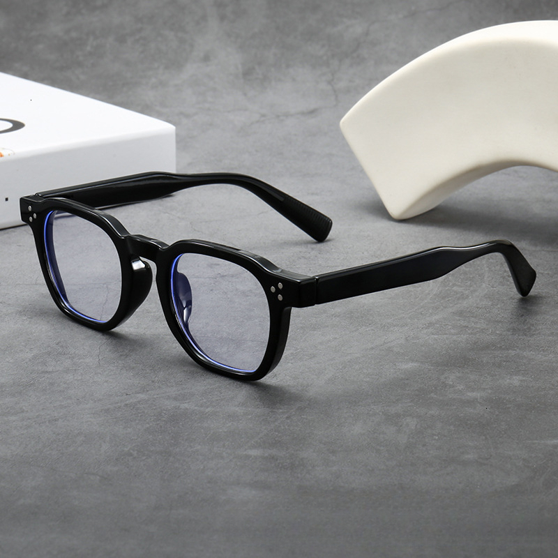 Designer Luxury Glasses 2025 New Retro Polygonal Frame, High-quality Prescription Glasses, European And American Trend Anti-blue Light Frame