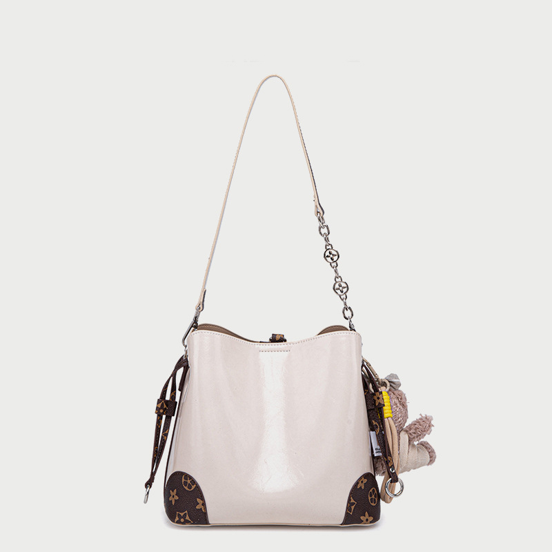 Designer Shoulder free shipping 2025 new fashion casual large capacity crossbody bucket bag for woman
