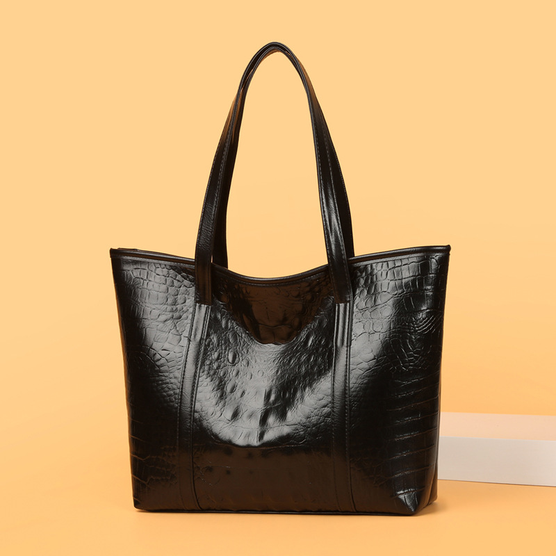 Soft Leather Women's Bag Fashion Trend Shoulder Bag Large Capacity Tote Bag