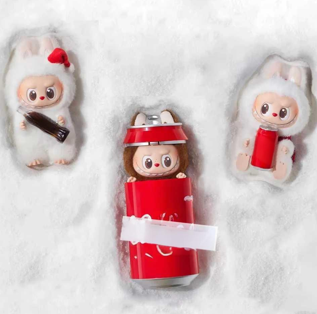 2026 New Monster New Blind Box Coleseries Vinyl Base Plush Doll Action Character Keychain Toy Surprise Holiday Gift