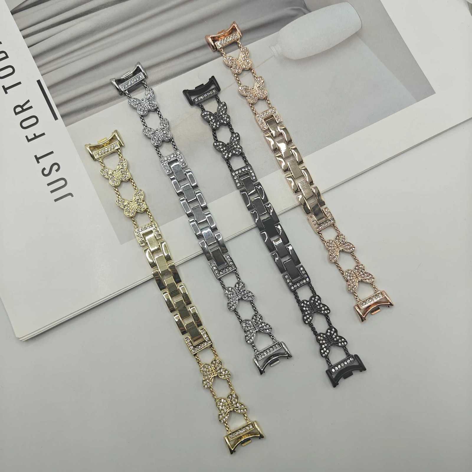 8/9 Small Waist Diamond Buckle Womens Bracelet 8/9 Hand watchband Y250712