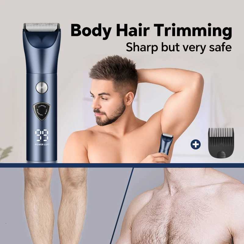 Three in one electric hair removal dev USB rechargeable LED digital display G250712