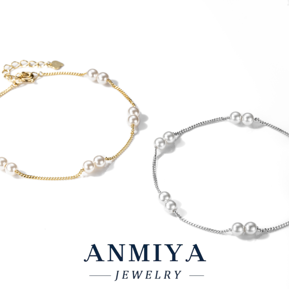 Handmade 925 Silver Jewelry Pearl Bracelet for Wedding Accessories with 6mm Pearls and Sterling Clasp