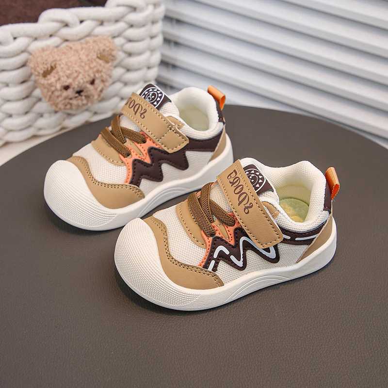 PU Leather Sport Shoes For Children Korean Style Boys Girls Sneakers Ergonomics Soft-soled Kids Sneakers Casual Toddler Shoes XJ250712