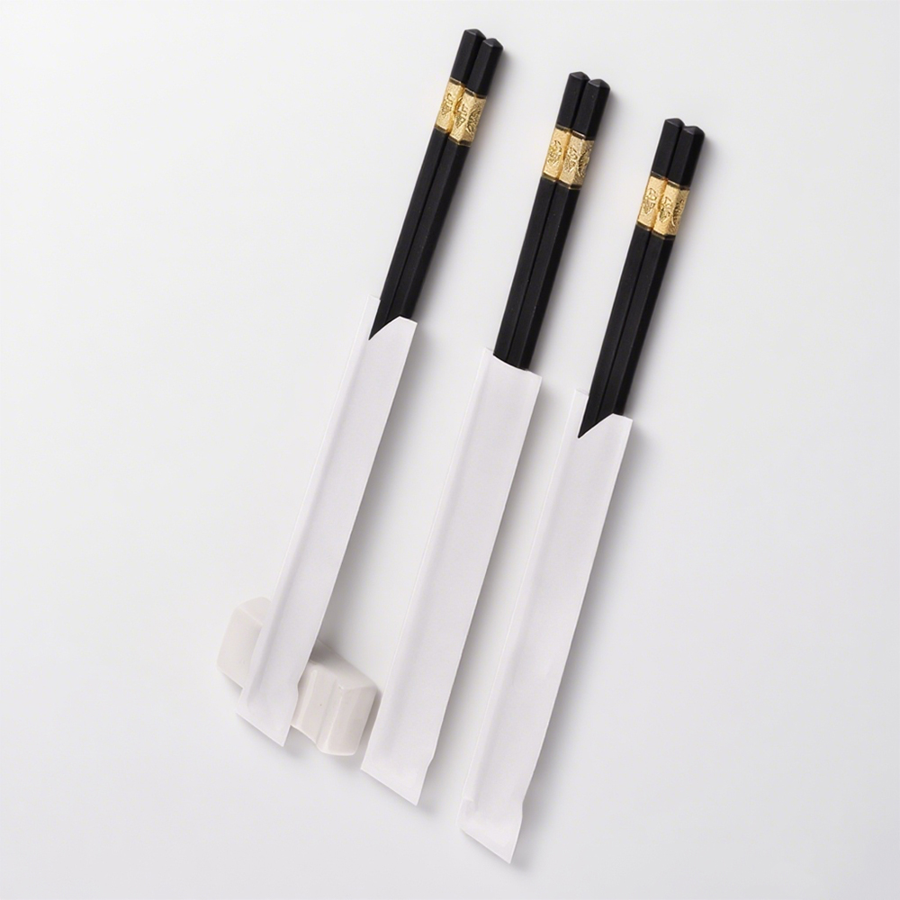 Eco-Friendly Natural Kraft Paper Chopstick sleeves - Perfect for Restaurants and Homes