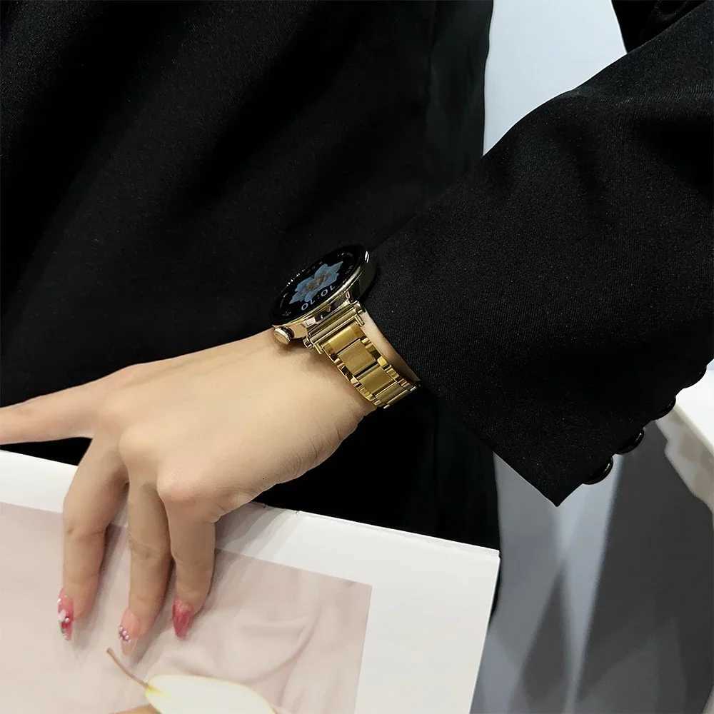 18mm 20mm Slim Bracelet for Huei GT4 41mm Wen Stainless Steel Band for Samsung Galaxy 4 6 5pro 40 44mm Strap watchband Y250712