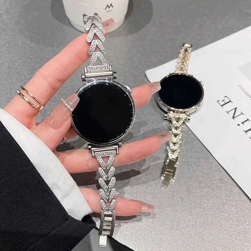 Diamond str For Samsung Galaxy 7/FE/6/5pro/5/4 Classic mm 20mm Stainless Steel Bracelet Huei GT 5-4-3-2 Band watchband Y250712