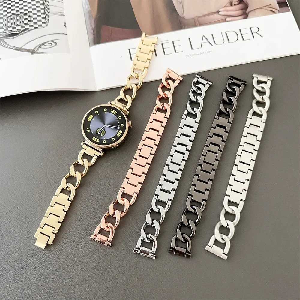 18mm 20mm Bracelet for Huei GT5 Pro 42mm GT4 41mm 46mm Stainless Steel Strap for Samsung Galaxy 7 6 5 4 40mm 44mm Slim Band watchband Y250712