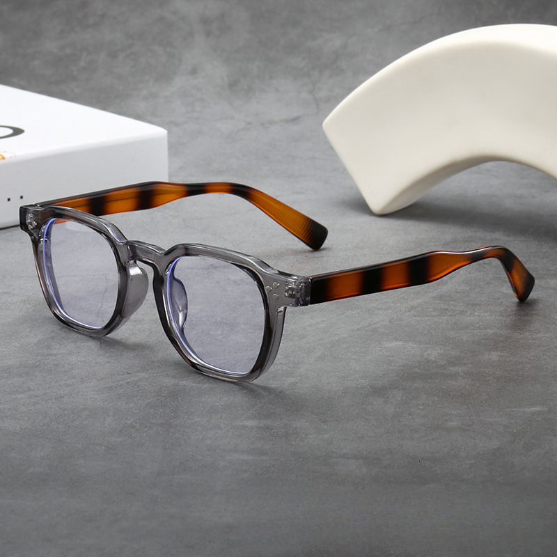 Designer Luxury Glasses 2025 New Retro Polygonal Frame, High-quality Prescription Glasses, European And American Trend Anti-blue Light Frame