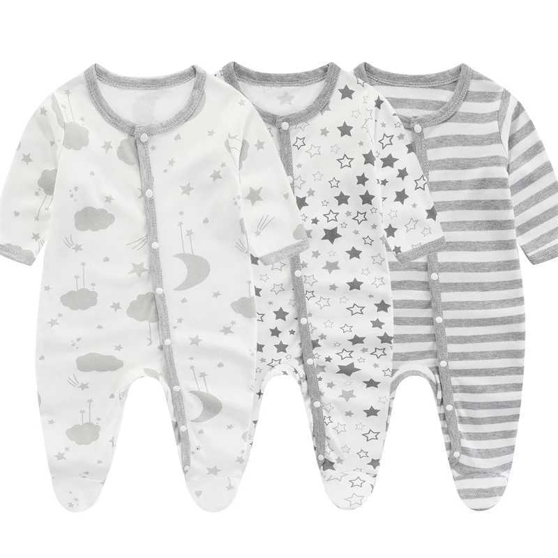 Newborn Baby Bodysuit 2024 Spring Baby Clothes Summer Girl Romper Soft Boys Jumpsuit Childrens Clothes 0 to 9 Months XJ250712