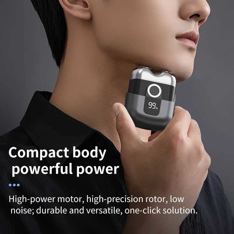 Mini electric shaver compact and fast charging for use mens car shaver portable for use gift for father and boyfriend G250712