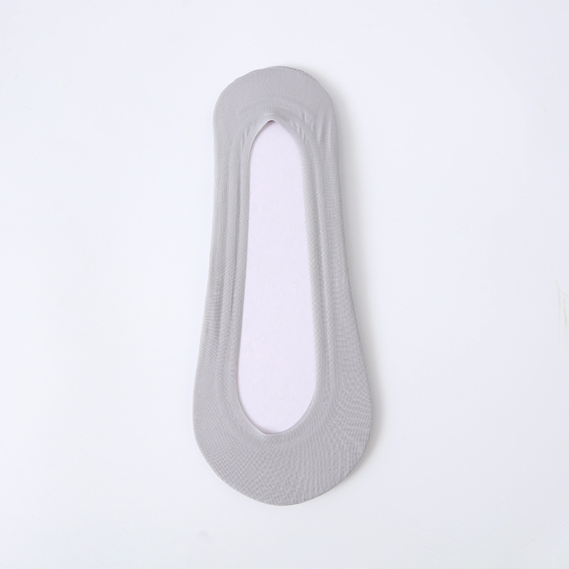 Boat socks female shallow mouth summer thin ice white socks female short socks cotton socks bottom silicone non-slip invisible hot-sale products