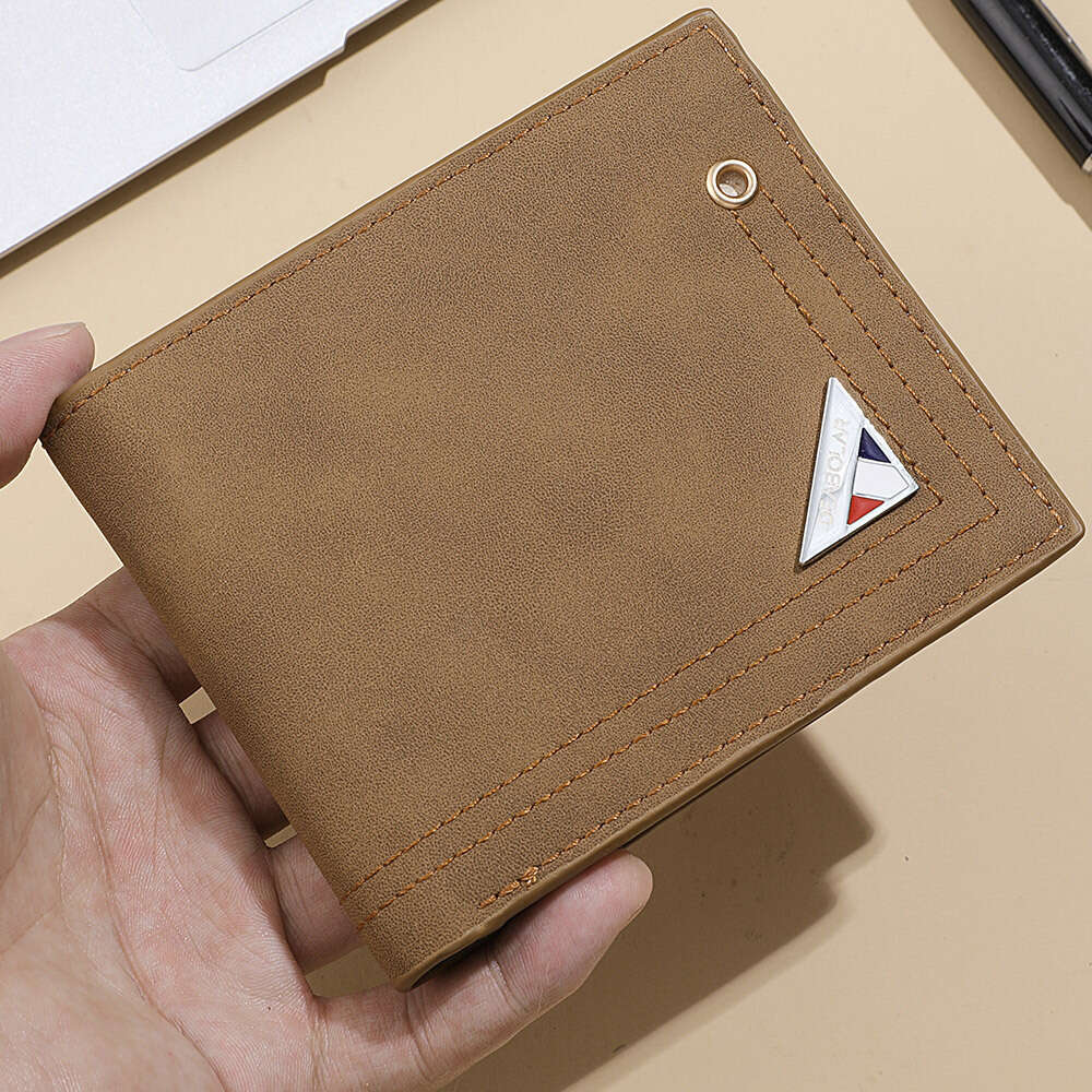 Men's New Multi-Card Slot PU Nubuck Leather Large Capacity Horizontal Wallet wallet designer mens wallet wallet designer mens wallet wallet desig