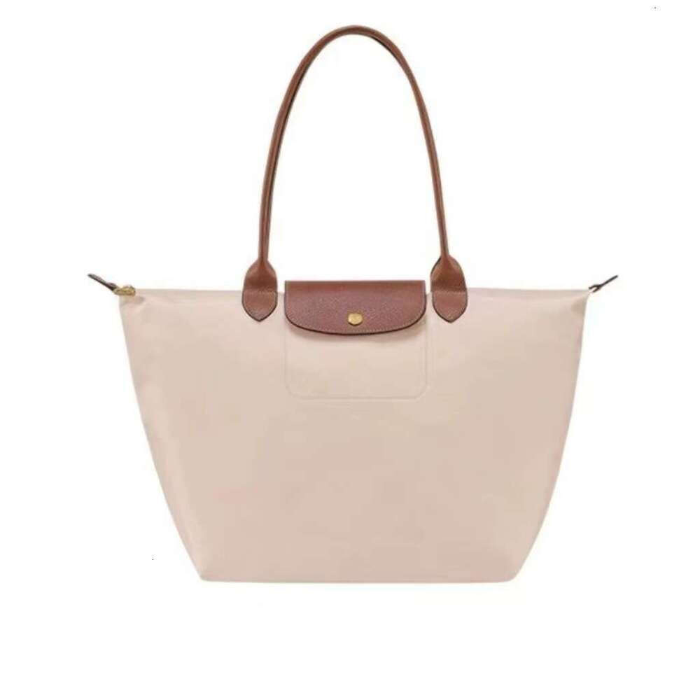 Champes Bag New French Longchamp Nylon Shoulder Bag Handbag Underarm Bag Tote Bag Large Capacity Dumpling Bag Commuter Navy Energy Bag 5A0