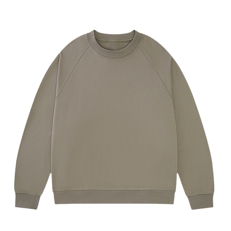 Y6073 Spring and Autumn Pullover Sweatshirt Circle Round Neck Sweatshirt Men's Mid-Neck Long-Sleeved T-Shirt Sweatshirt Autumn and Winter