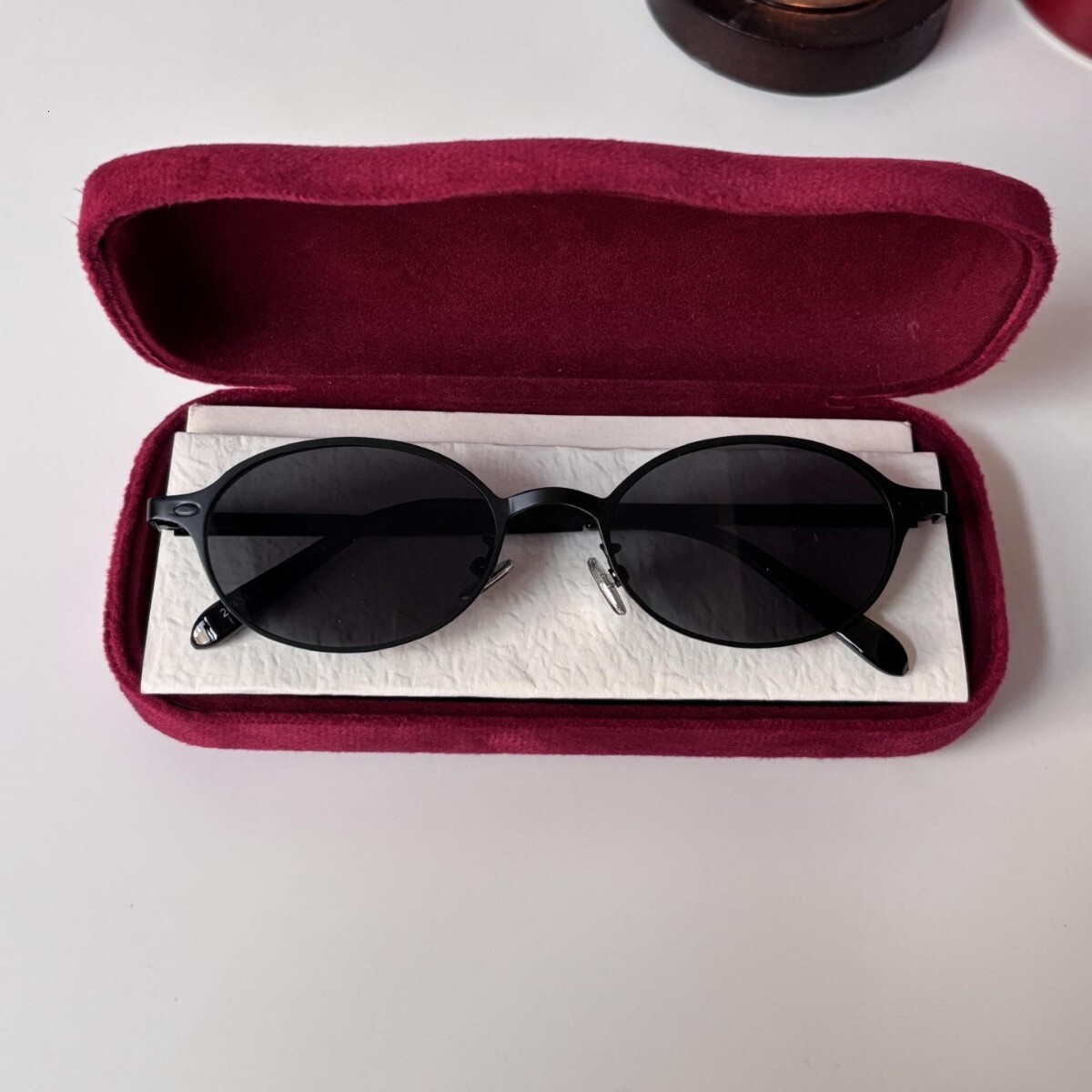 Designer Luxury Glasses, Small-framed Oval-shaped Women's Sunglasses, Trendy And Popular Retro Sunglasses For Small Faces With UV Protection