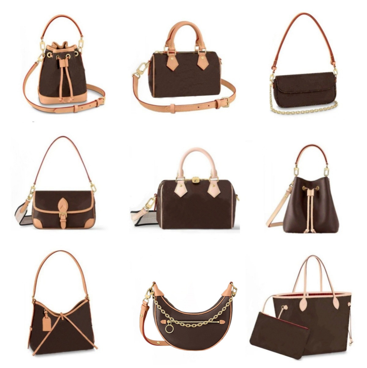 Designer bag Diane Nano Boulogne Pochette Liv pouch Shoulder Bag Lady Leather Denim Crossbody bags Luxury Women Chain Clutch Tote Purse Handbag