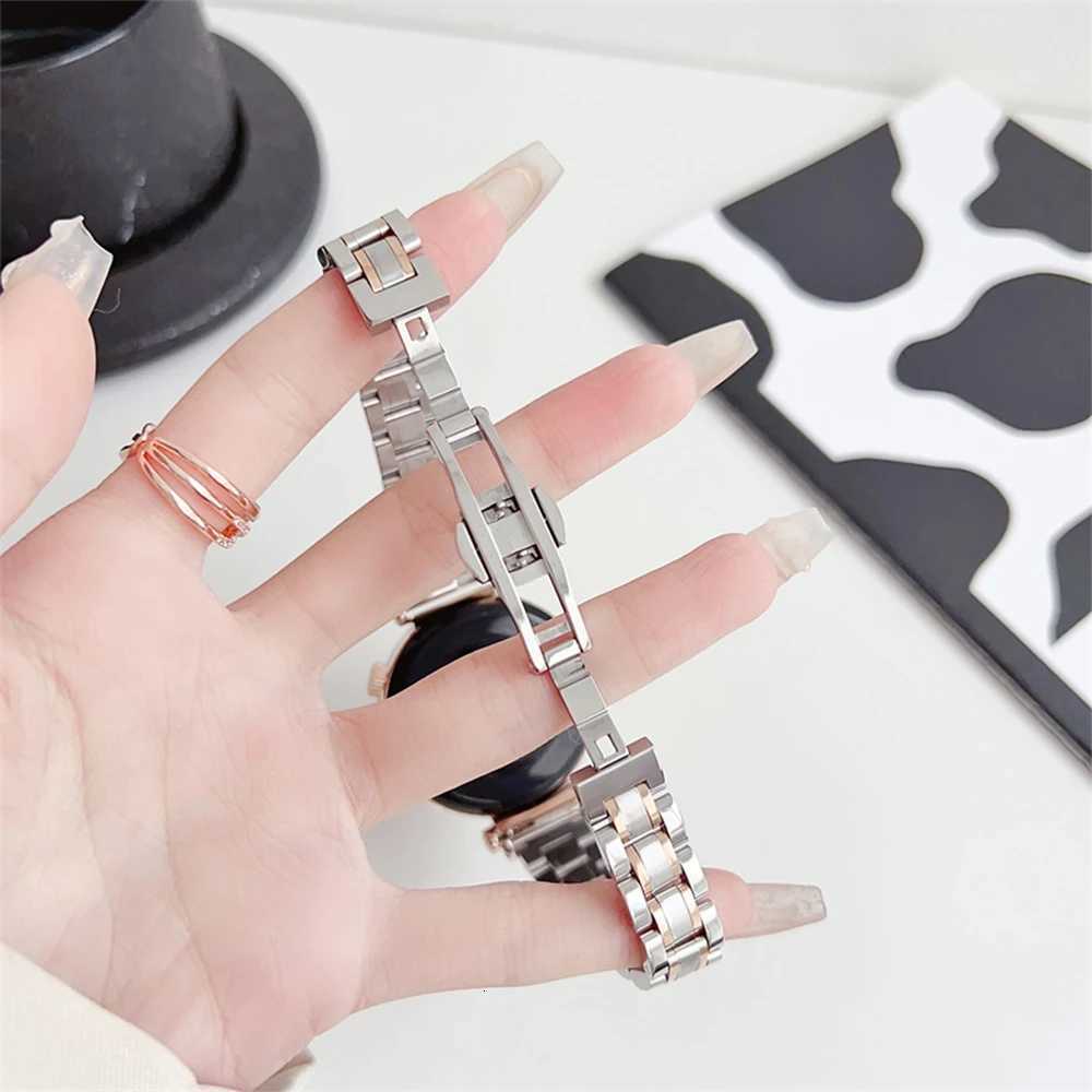 Stainless Steel Slim Strap for Samsung Galaxy 7 4 5 6 Classic 40mm 44mm Wen Luxury Band for Huawei GT5 Pro 42mm GT4 46mm watchband Y250712