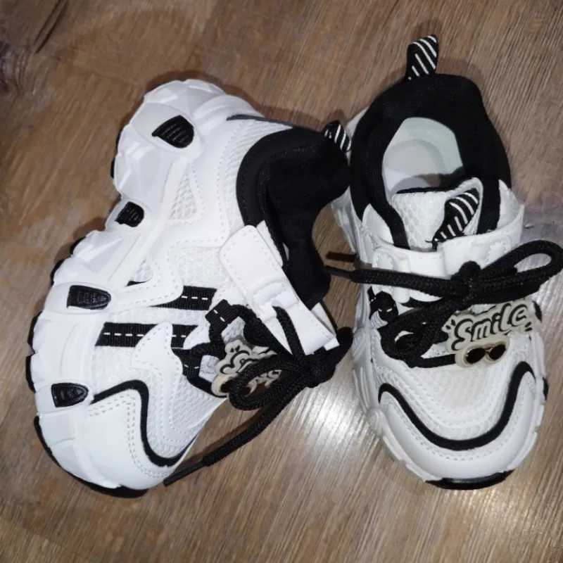 2025 Spring Autumn New Childrens Sports Shoes Breathable Mesh Shoes for Girls and Boys Soft Sole Slip-On Casual Shoes XJ250712