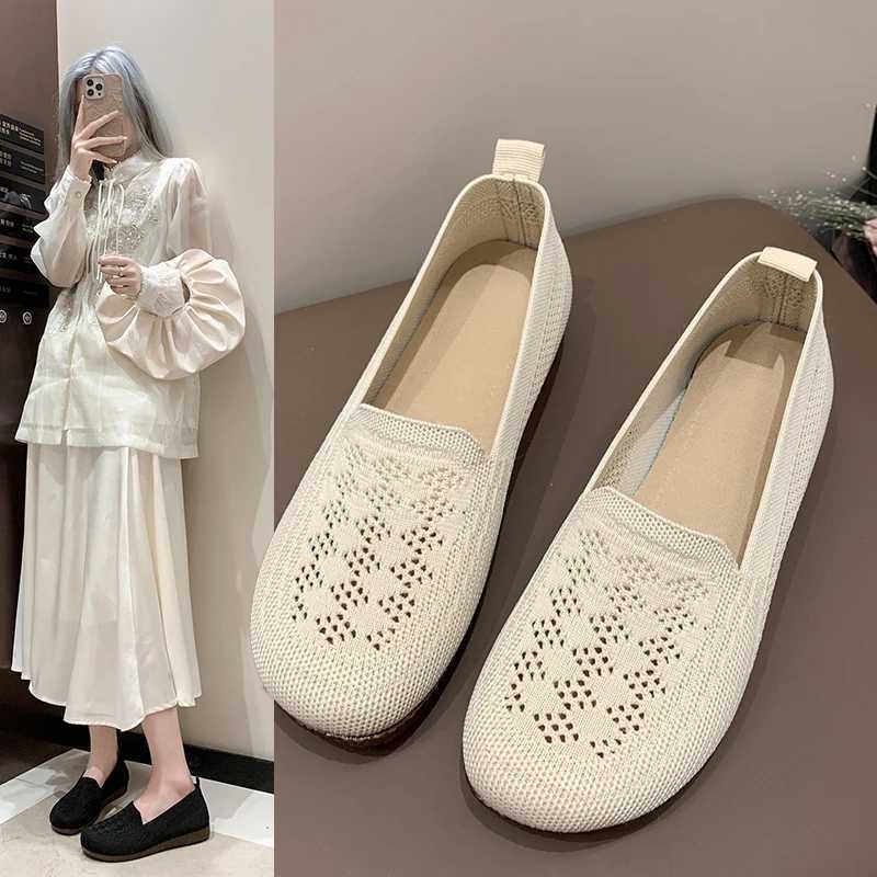 2025 Womens Shoes 2025 Womens Shoes Womens Sneakers Free Shipping Shoes Summer Breathable Knitted Casual Shoes XJ250712