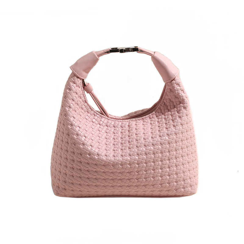 Luxury Brand Designer Bag French Niche Woven Pattern Handbag For Women 2025 Spring Summer Simple Versatile Dumpling Bag Commuting Textured Crossbody B