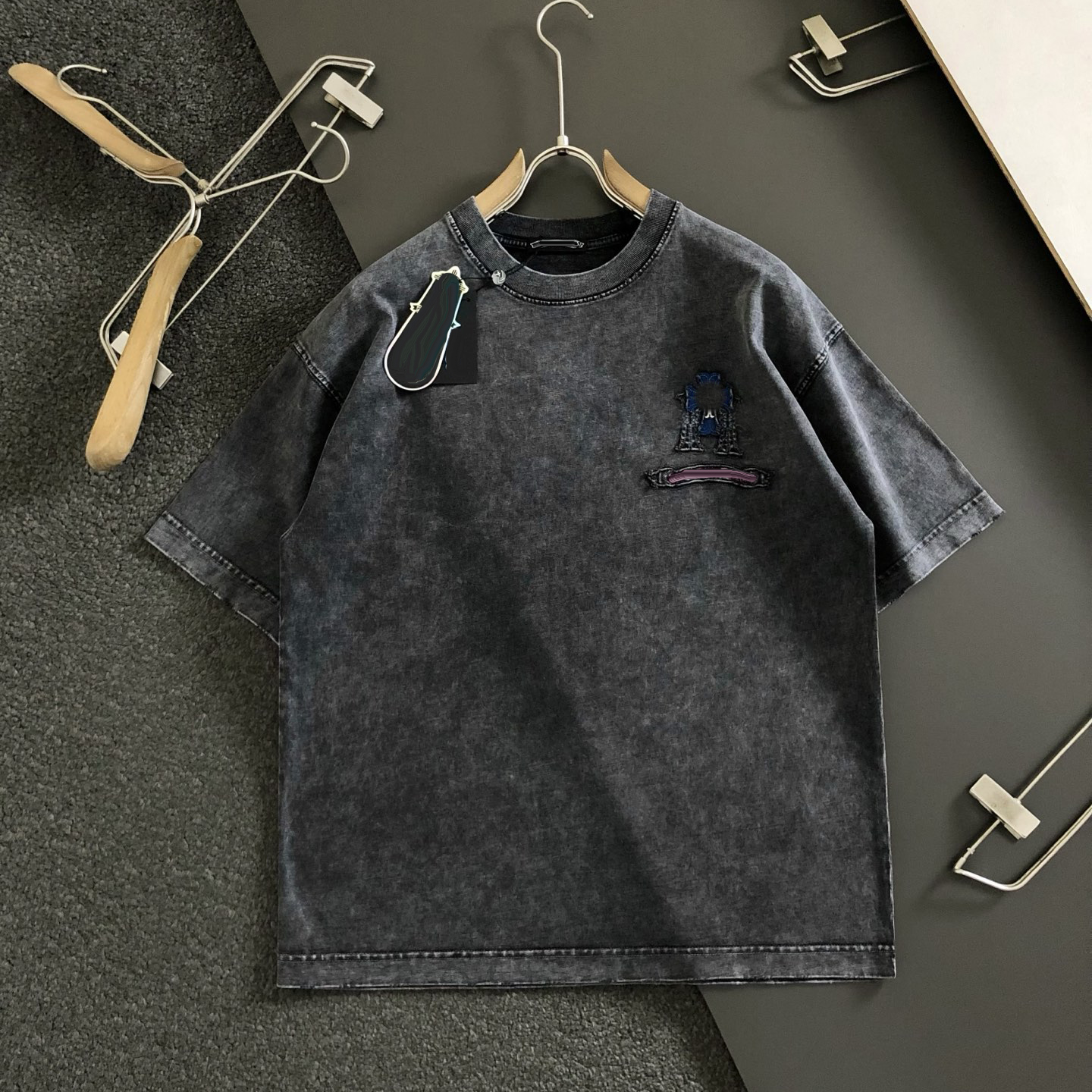 Top quality Summer fashion casual men's and women's new T-shirt brand designer luxury cotton fashion short-sleeved round neck new men's T-shirt XS-L