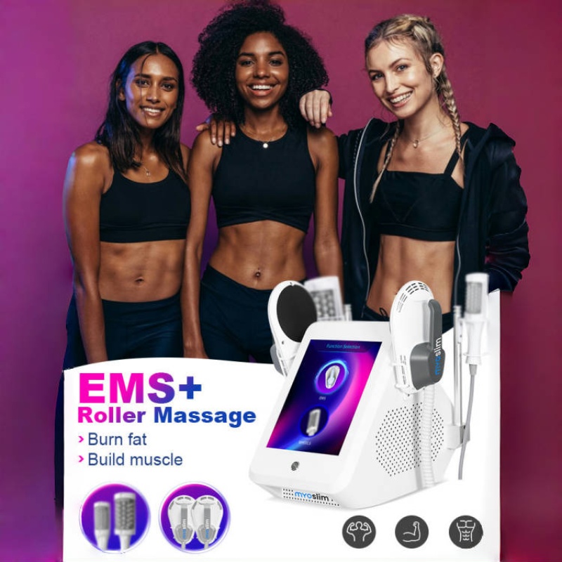 2025 NEW 2 IN 1 200HZ EMS Roller Slimming Cellulite Reduction Inner Ball Roller 360 Degree Infrared Vacuum Roller Massage Beauty Machine
