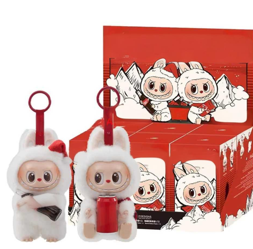 2026 New Monster New Blind Box Coleseries Vinyl Base Plush Doll Action Character Keychain Toy Surprise Holiday Gift