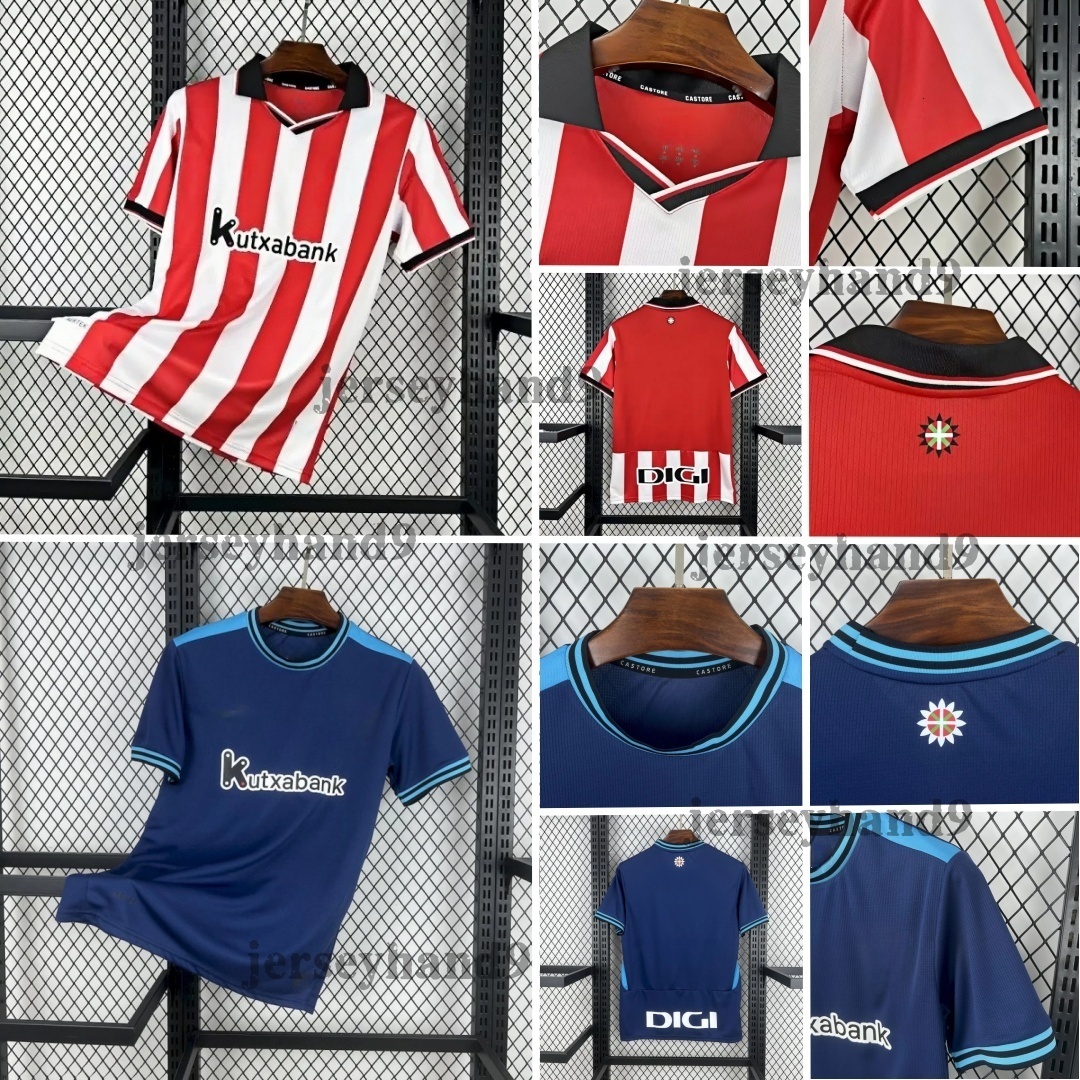 25 26 camiseta de Bilbao Soccer Jerseys 2025 2026 Athletic Bilbao BERENGUER MUNIAIN WILLIAMS JR GARCIA VILLALIBRE Kids Kit Football shirt