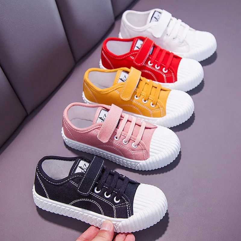 White Kids Shoes Classic Casual Canvas Shoes Breathable Boys Sneakers Brand Toddler Girls Sport Running Shoes Children Trainers XJ250712