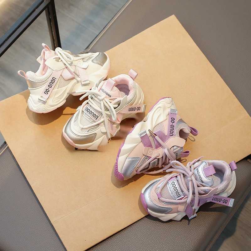 2024 Spring and Autumn New Girls Fashion Casual Wear-Resistant Student Mesh Breathable Running Shoes XJ250712