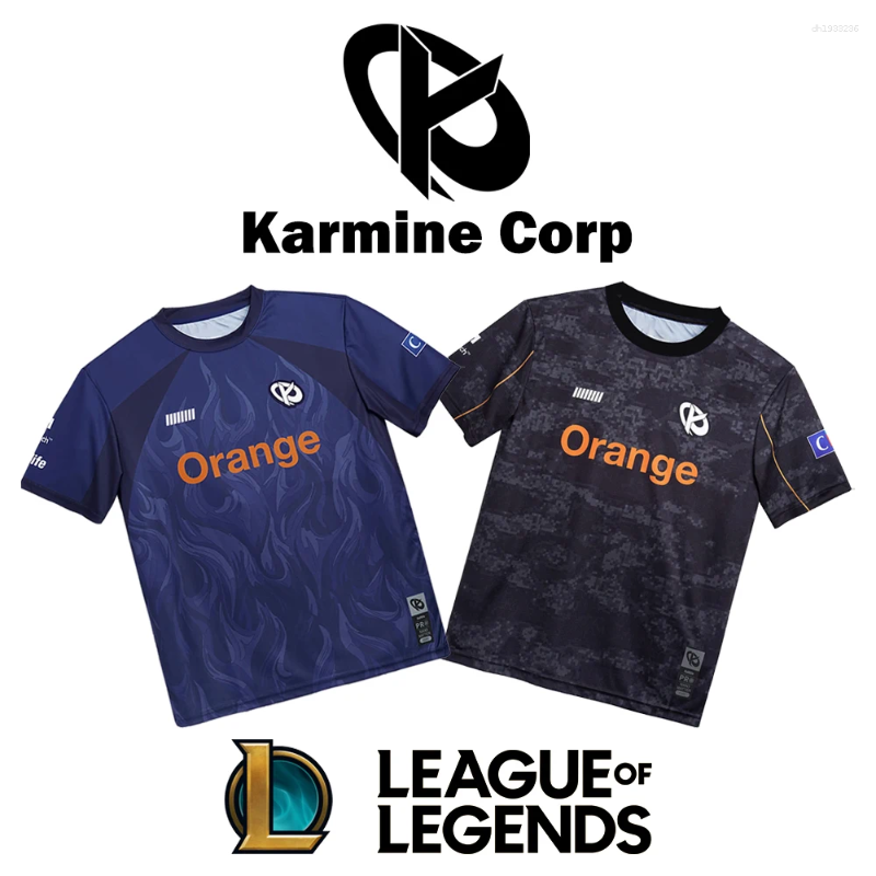 Men's T Shirts Karmine Corp Esports Club 2025 Uniforms KCorp Team Custom Training Uniform And Women's T-shirts