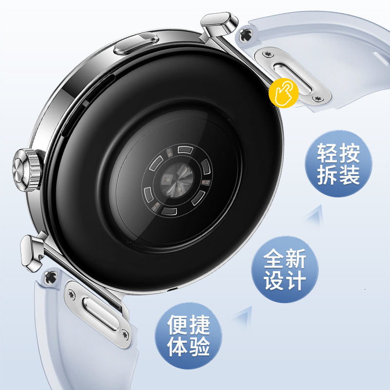 20mm band for samsung galaxy watch 4/5 Pro/6 classic 47mm 43mm 44mm 40mm 46mm 42mm 45mm Silicone Bracelet galaxy watch 6 Strap 241230