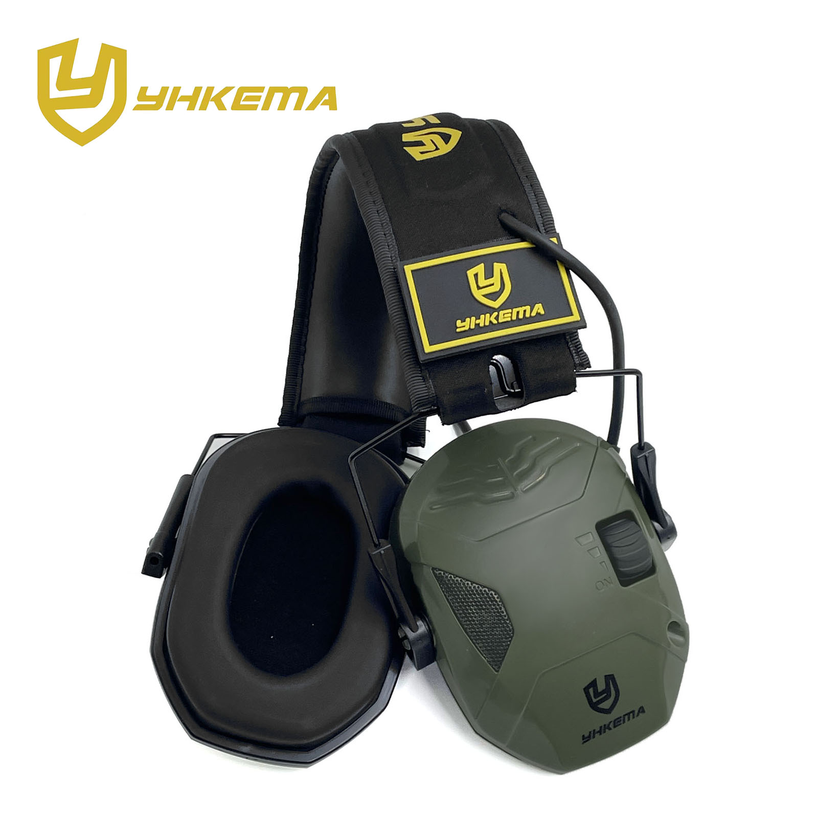 E60 Electronic Ear Protection for Shooting with 4X Sound Amplification Gun Range Hearing Protection Muffs NRR 23dB