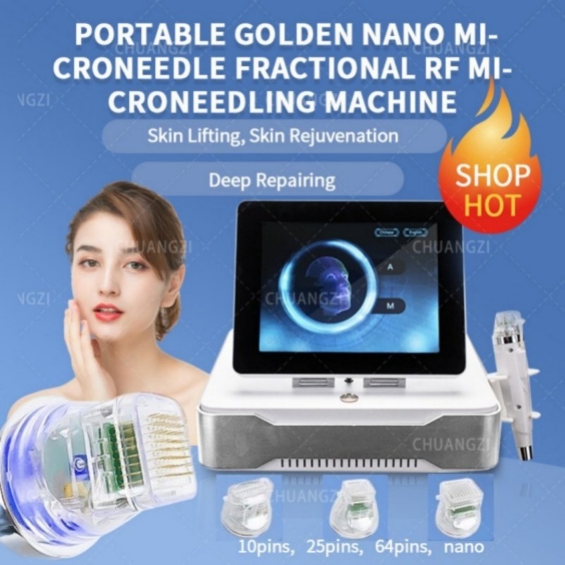 Fractional RF Microneedling Device Skin Lifting Whitening and Wrinkle Treatment For Salon Use