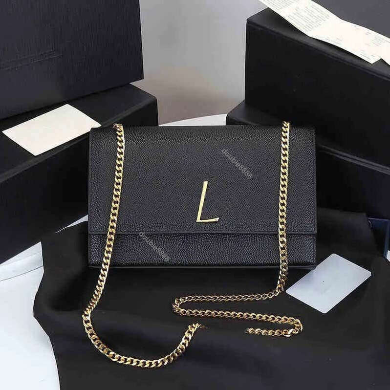 Evening Bags Luxury Designer cross body Letter black Shoulder Leather Envelope Caviar skin Women Handbag Quality messenger bag Daily bag Commuter Bag