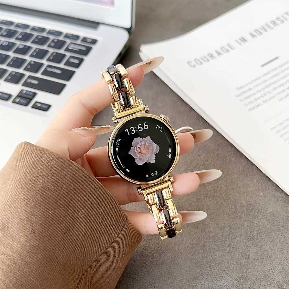 18mm 20mm mm Metal Chain Band for Huei GT4 41mm Wen Bracelet for Samsung Galaxy 7/5/6 44mm 40mm Galaxy FE Active 1/2 watchband Y250712