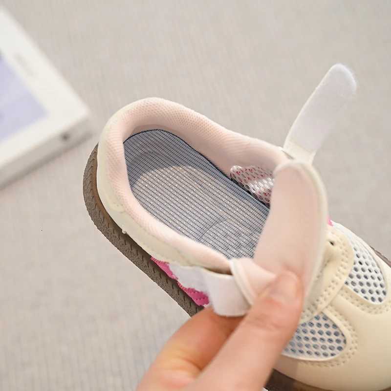 Children Casual Shoes for Girls Boys 2025 Summer New Fashion Korean Style Soft Bottom Anti-slippery Chic Air-mesh Baby Walking Shoes XJ250712