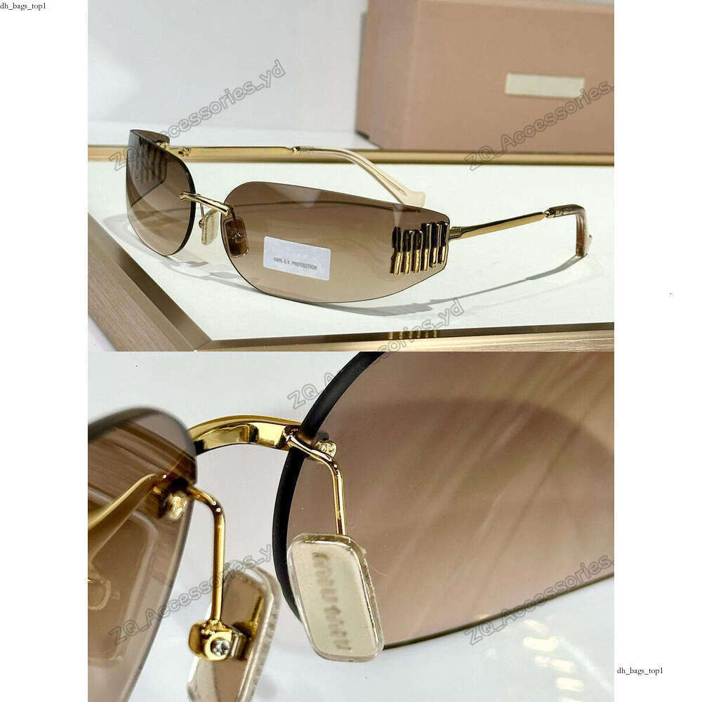 Miusmiu Ladies Sunglasses Lunette Gafas De Sol Higher Quality Sunglasses for Women Sunglasses Men Muimuus Luxury Womens Minmiu Gafas Luxury Sungla 654