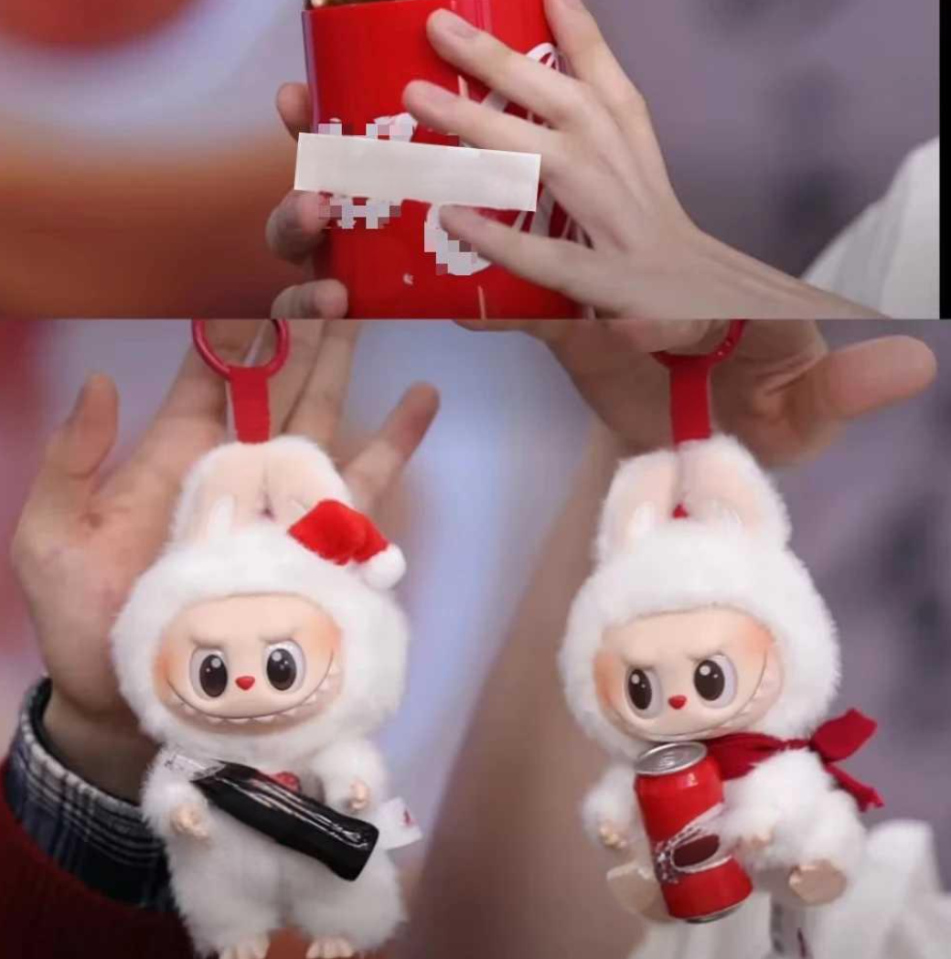 2026 New Monster New Blind Box Coleseries Vinyl Base Plush Doll Action Character Keychain Toy Surprise Holiday Gift