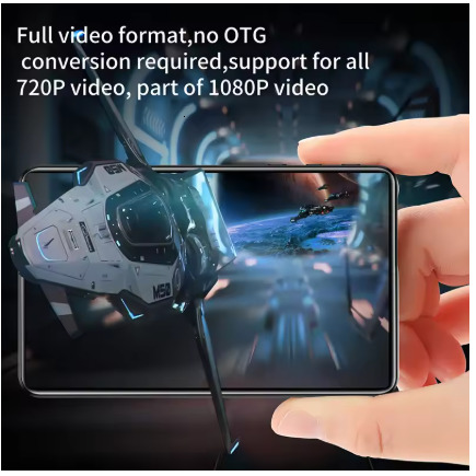 4 Inch UI MP4 Player MP3 Music Player Bluetooth 5.0 Touch Screen 16GB with Speaker 1080P Video Ebook Multi-Language Portable MP4
