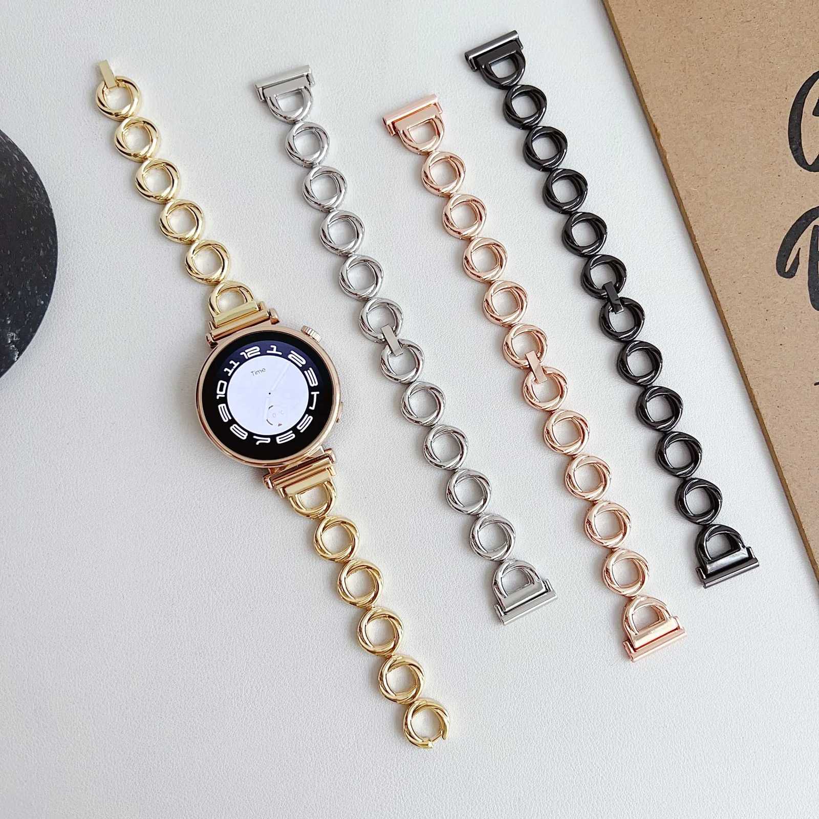 18mm 20mm mm metal strap for Garmin Vivoactive 3 4 4s strap Venu 2 3s SQ Forerunner 645 metal sports strap huei watchband Y250712