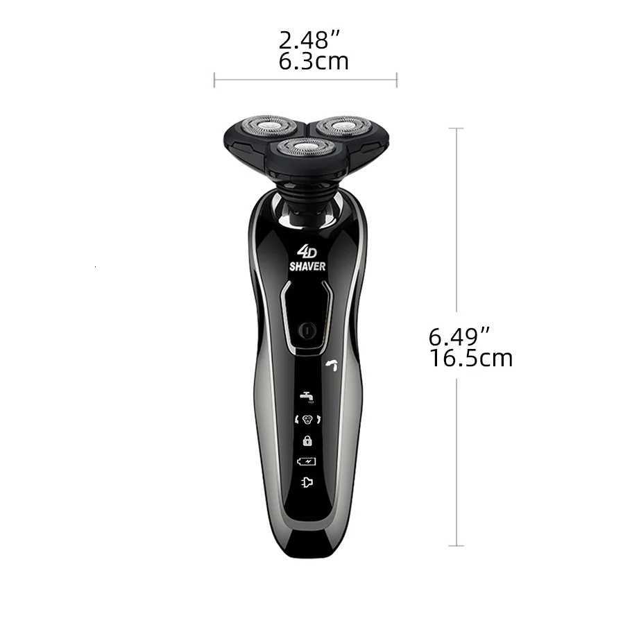 Professional mens electric shaver with smooth and comfortable shaving time suitable for facial trimming and cleaning. G250712