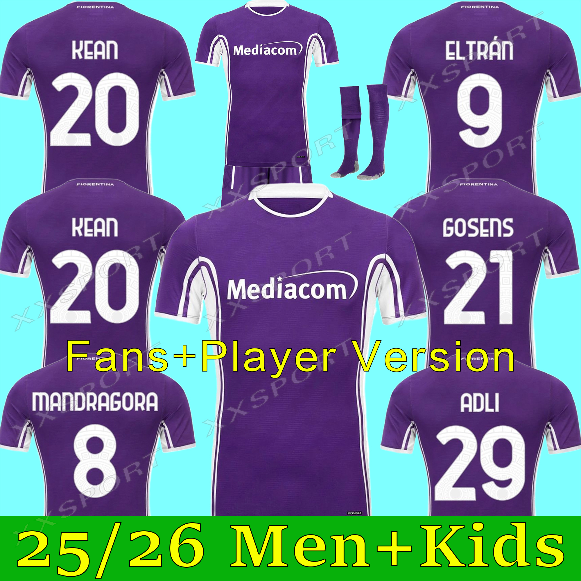 Fiorentinasoccer 25 26 jerseys SOTTIL CASTROVILLI NICO MANDRAGORA 2025 2026 soccer maglia fiorentinas Men Kids FOURTH Shirts BONAVENTURA MILENKOVIC maillot